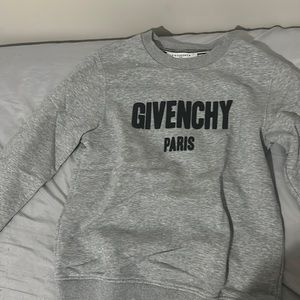 Kids Grey Givenchy sweatshirt